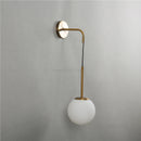 DecorBites™ Glass Ball Wall Lamps for Bedroom, Staircase, Corridor - Modern Nordic Design