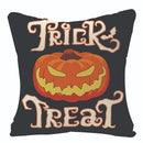 DecorBites™ Halloween Linen Cushion Cover for Living Room Decor and Sofa - Trick or Treat