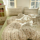 DecorBites™ Double Layer Yarn Bedspread Set King/Queen Breathable Comfortable Bedding
