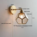 DecorBites™ Copper Wall Light with Pull Chain Switch, Modern Nordic Design