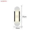 DecorBites™ Jade Stone Wall Sconce Light Fixtures for Bedroom Living Room Hotel Decor