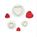 DecorBites™ Heart & Star Cake Decorating Cookie Cutter Set - Mini Pastry Tools For Kids