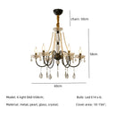 DecorBites™ Crystal LED Chandelier Living Room Luxury Lighting E14 Pendant Lamparas