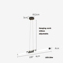 DecorBites™ Dimmable LED Acryl Chandelier Lighting Luminaire for Dinning Room