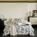DecorBites™ 100S Egyptian Cotton Bedding Set Queen King Euro Size Sheets Duvet Pillowcase