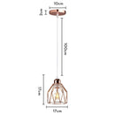 DecorBites™ Industrial Retro Loft LED Pendant Light for Home Living Room Kitchen