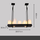 DecorBites™ Glass LED Chandelier - Stylish Lighting for Home Decor & Dining Room