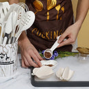 DecorBites™ 18Pcs Silicone Kitchen Utensils Turner Spatula Measuring Spoon Cooking Tool Set