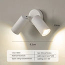 DecorBites™ Gold Aluminum LED Wall Lamp Rotatable for Bedroom Living Room Office