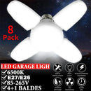 DecorBites™ LED Ceiling Light Industrial Lighting Deformable E26/27 Bulb for Garage Warehouse
