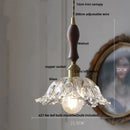 DecorBites™ Clear Glass Knob Switch LED Pendant Light Fixture: Modern Nordic Hanging Chandelier