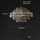 DecorBites™ Brass Pendant Light Fixture Italian Designer Hanglamp for Villa Decoration