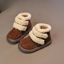 Children's Winter Boots for Girls New Warm Kids Fashion Plush Boots Ankle Versatile Outdoor Causal Toddlers Cotton Boots Soft