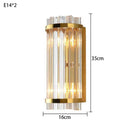 DecorBites™ Crystal Luxury Wall Lamp for Modern Bedroom, Living Room, Staircase - LED Indoor Lighting