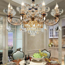 DecorBites™ Crystal Candle Chandelier for Home Living Room Dining Bedroom