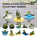 DecorBites™ Garden Water Floating Animal Statue Crafts for Outdoor Decor and Pond Decoration