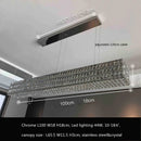 DecorBites™ Crystal LED Pendant Light: Luxury Steel Hanging Lamp for Modern Foyer, Dining Room