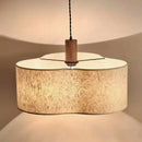 DecorBites™ Cream Wabi-sabi Chandelier Lamp Retro Japanese-style Bedroom Decor Lighting