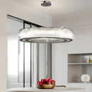 DecorBites™ Crystal LED Ceiling Pendant Chandelier for Modern Luxury Living Room Décor