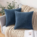 DecorBites™ Corduroy Pillow Cover: Striped Cushion for Sofa Bed - Nordic Home Decor