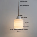 DecorBites™ Copper White Glass LED Pendant Lamp for Modern Living Room Decor