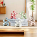 DecorBites™ 22cm Balloon Dog Ceramic Sculpture Decor Statue Office Gift