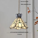 DecorBites™ Butterfly Glass Flower LED Pendant Lamp – Tiffany Style Adjustable Hanging Lamp