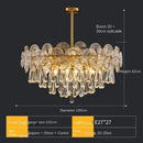 DecorBites™ Lotus Crystal Chandelier: Modern Luxury Lighting for Home, Restaurant, Hotel