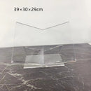 DecorBites™ Acrylic Geometric Bookshelf Magazine Rack Desktop Organizer Home Decor Storage