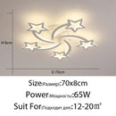 DecorBites™ LED Acrylic Chandelier Lights with Remote for Home Indoor Lighting