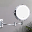 DecorBites™ LED Light Makeup Mirror 10X Magnification Double Side Touch Dimming