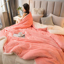 DecorBites™ Cozy Dual Use Flannel Duvet Cover - Autumn Winter Warmth Blanket Quilt