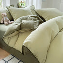 DecorBites™ Cotton Edge Embroidery Bedding Set for Autumn/Winter