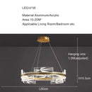DecorBites™ Gold LED Pendant Lights Modern Living Room Dining Kitchen Bar Decor Lighting