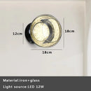 DecorBites™ Glass Ball Sconce Lamps Round Wall Decor Lights for Luxurious Room & Aisle
