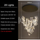 DecorBites™ LED Light Ceiling Chandelier for Modern Home Decor & Ambient Lighting