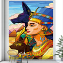 DecorBites™ Egyptian Psychedelic Murals Tapestry Wall Hanging Hippie Bohemian Tarot Decor
