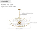 DecorBites™ Dandelion Golden Ball Chandelier - Nordic Postmodern Bedroom Dining Room Decor