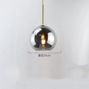 DecorBites™ Glass Ball LED Pendant Lights for Chic Home Decor and Lighting