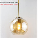 DecorBites™ Glass Ball LED Pendant Lights for Chic Home Decor and Lighting