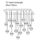 DecorBites™ Crystal Ceiling Chandelier for Staircase & Hallway, Elegant Long Cable Pendant Light