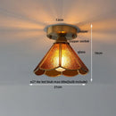 DecorBites™ Glass LED Ceiling Lamp Modern Copper Socket Ceiling Lights