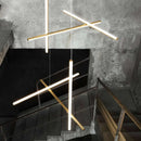 DecorBites™ LED Linear Ceiling Chandelier Italian Designer Luxury Dining Room Chandelier