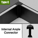 DecorBites™ Black Aluminium LED Profile for Recessed Skirting with Silicone Cover