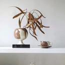 DecorBites™ Irregular Grain Spherical Ceramic Vase for Home Decoration and Floral Arrangements