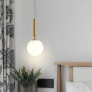DecorBites™ Glass Ball Pendant Light for Dining Room & Bedroom Decor
