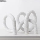 DecorBites™ Abstract Twisted Knot Sculpture for Room Aesthetics Decor