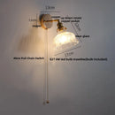 DecorBites™ Clear Glass LED Wall Sconce Modern Rotate Stair Light