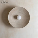 DecorBites™ Japanese Style Resin Wall Lamp - Retro Round Sconces Fixture