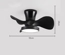 DecorBites™ 22" Children Room LED Ceiling Fan Light Remote Control Small Fan Lamp